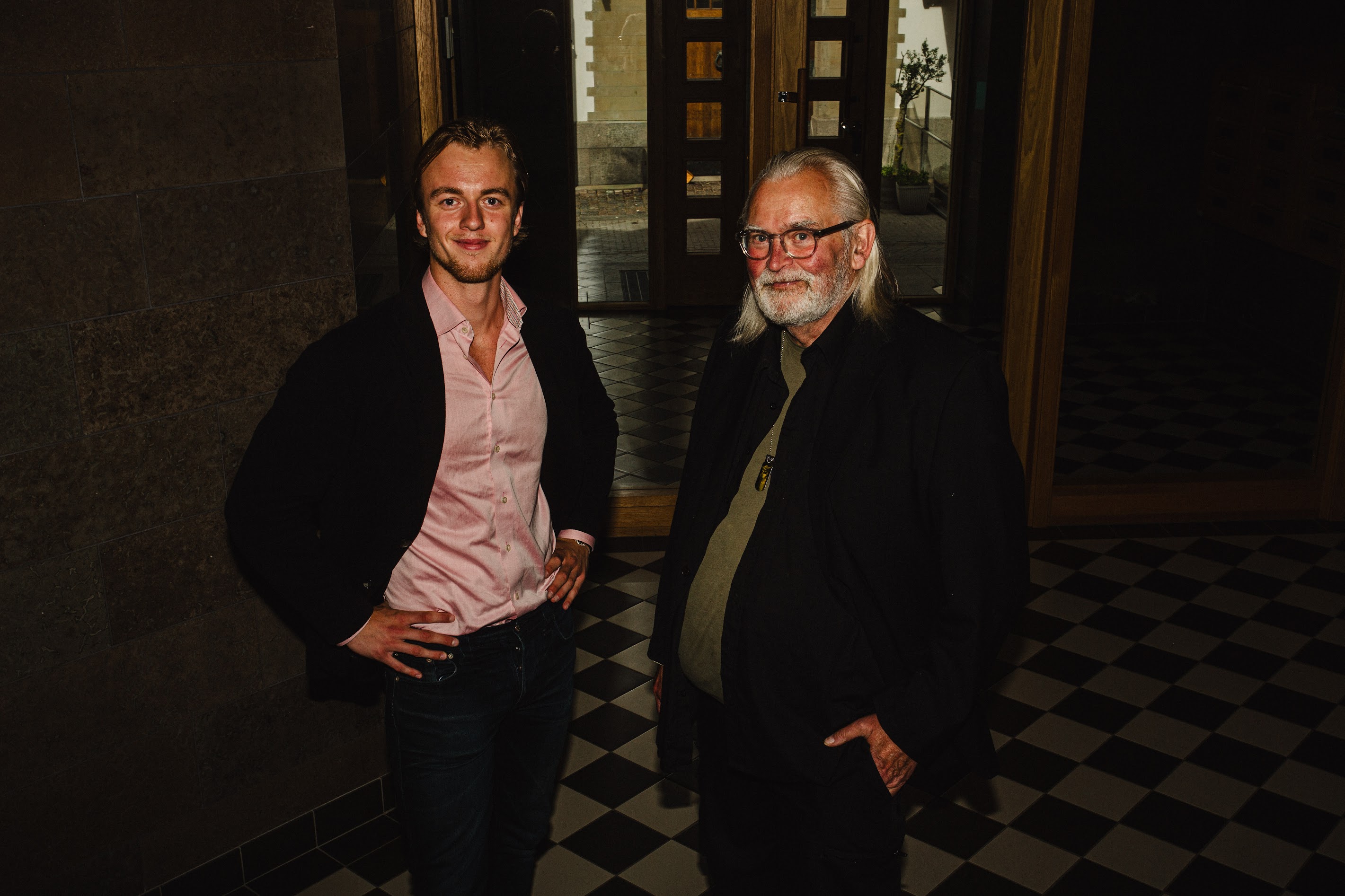 Arne och Adrian Sjöberg tillsammans